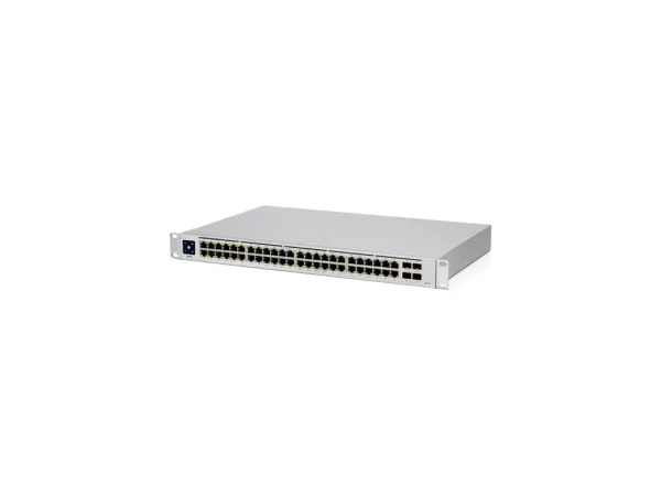 UBIQUITI USW-48-POE 48-port Layer 2 PoE switch, fanless, 48 GbE RJ45 ports(32 PoE/PoE+), 4*SFP, 195W