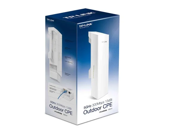 TP-LINK CPE510 Antena Outdoor 5GHz 300Mbps Wi-Fi 13dBi, 23dBm, 10+ km,  IP55 Weather proof